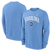 UNC Jordan Brand Arch Seal Club Fleece Crew